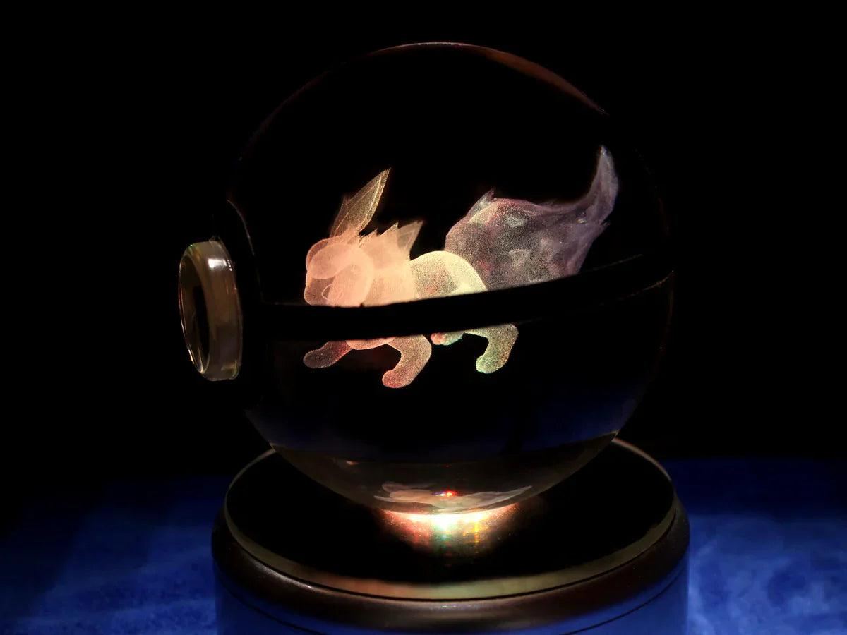 Pokéball Lumineuse Cristal Pyroli - Pokéled