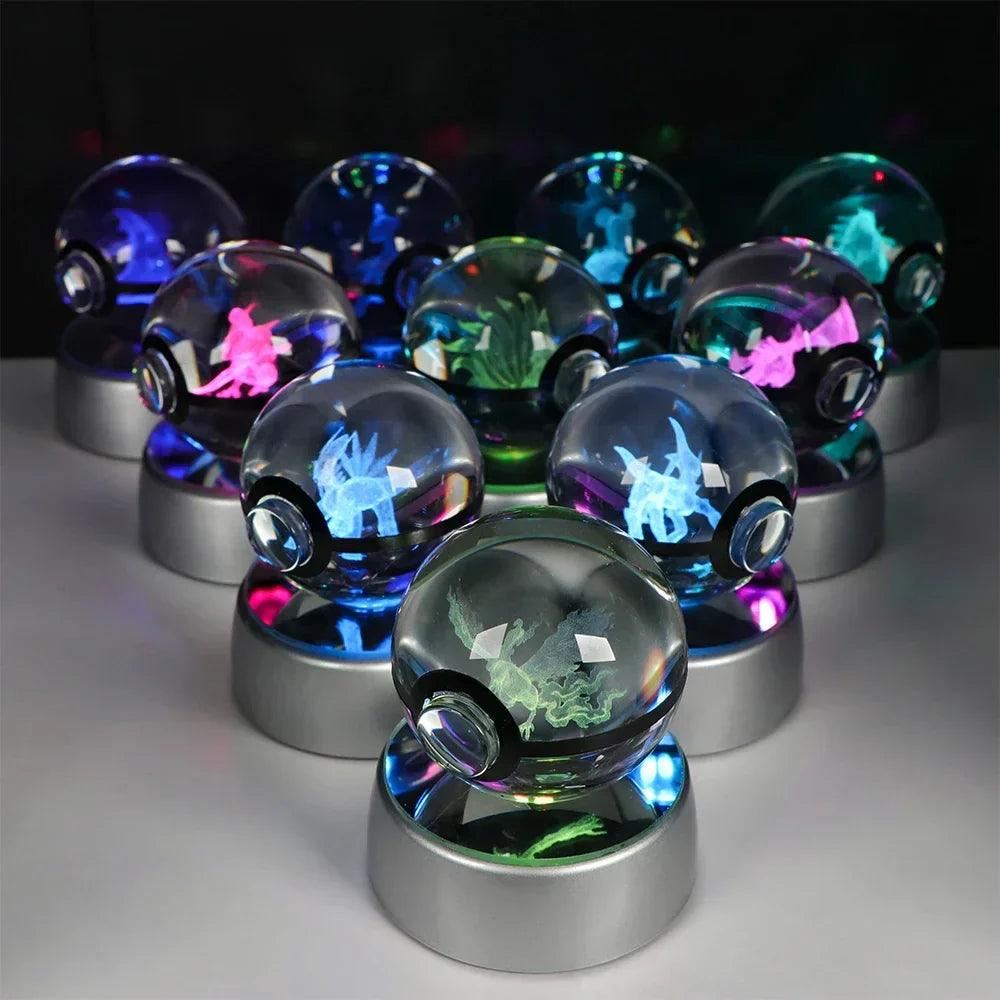 Pokéball Lumineuse Cristal Mimiqui - Pokéled