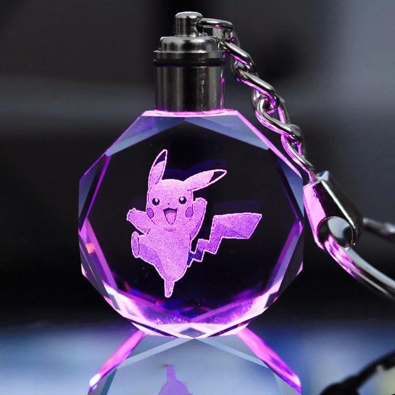 Porte-clés Cristal Pikachu - Pokéled