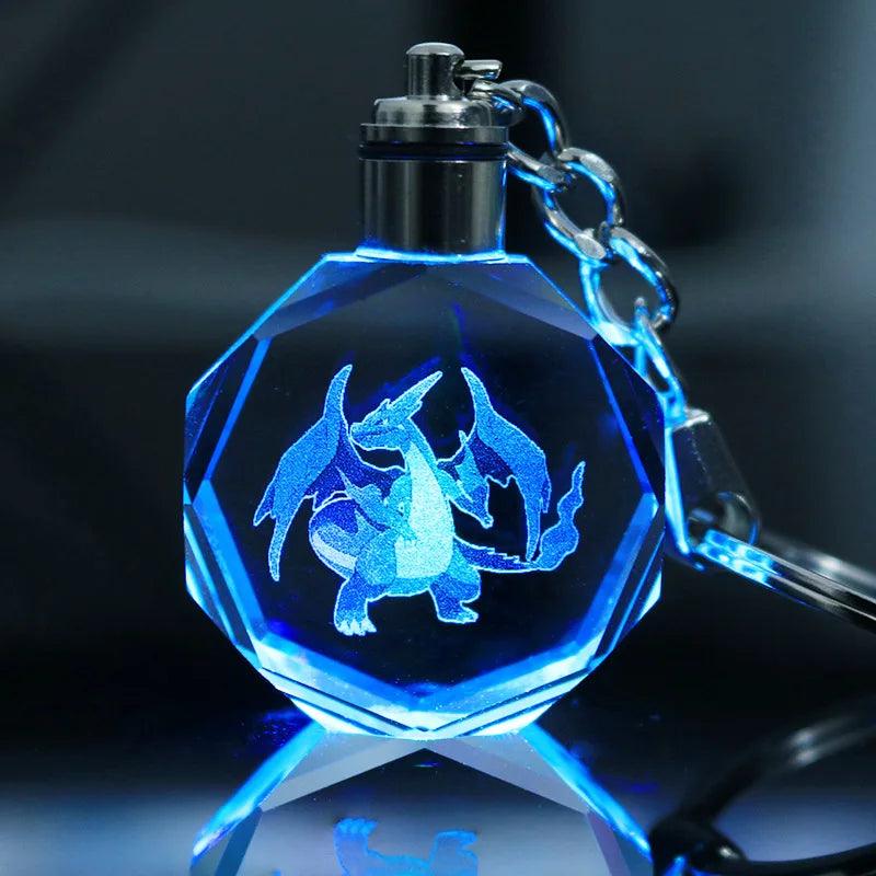 Porte-clés Cristal Méga-Dracaufeu - Pokéled