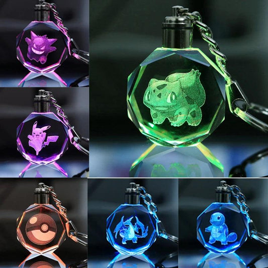 Porte-clés Cristal Bulbizarre - Pokéled